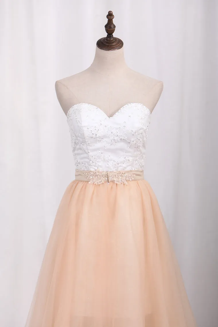 2024 Detachable Wedding Dresses Sheath/Column Sweetheart