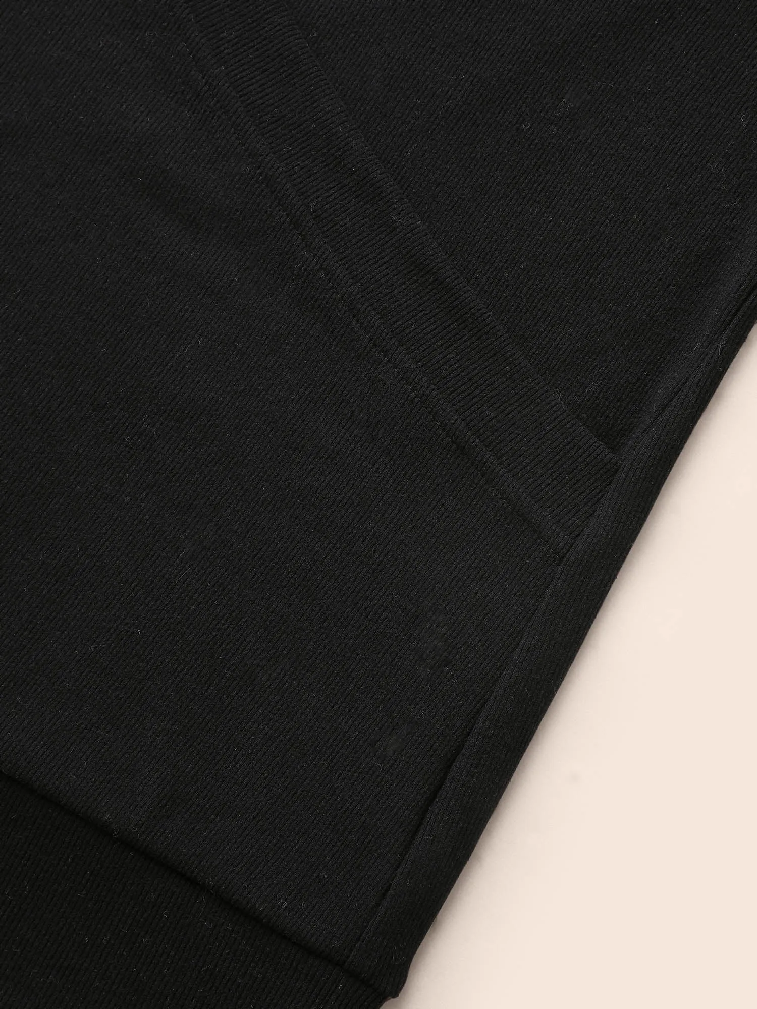 Airy Cozy Wrap Style Sweatshirt