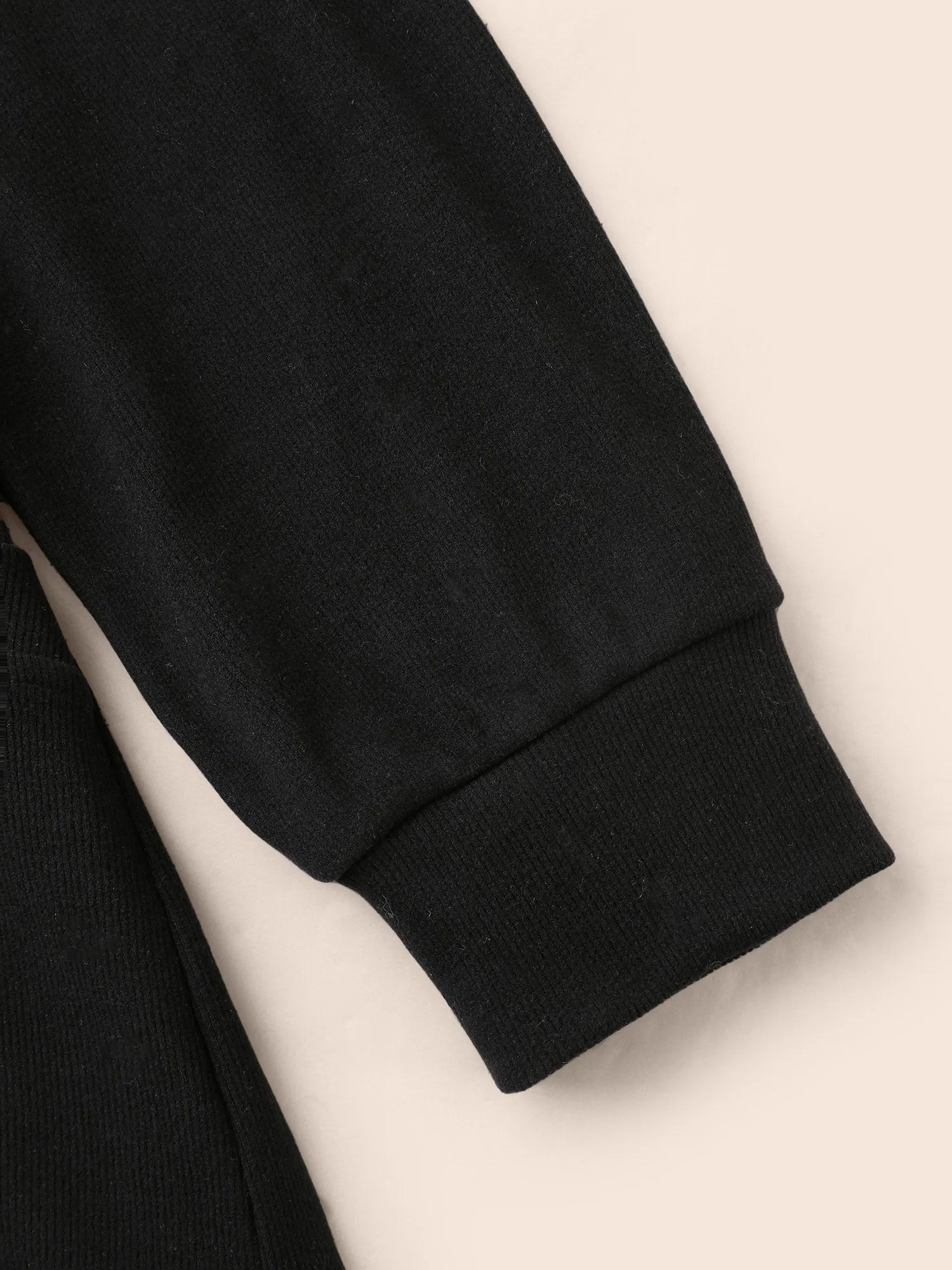 Airy Cozy Wrap Style Sweatshirt