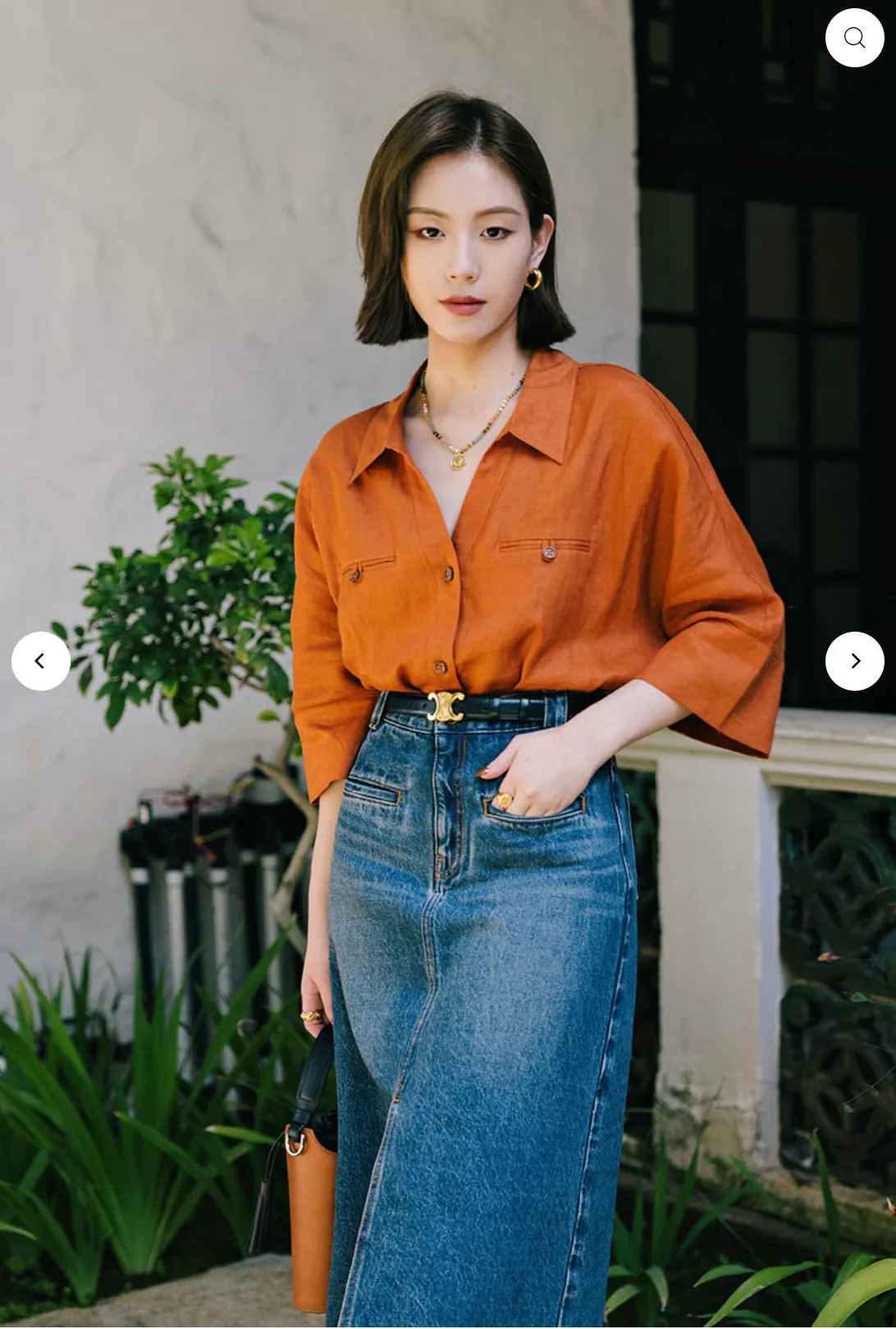 Antoine Linen Blouse