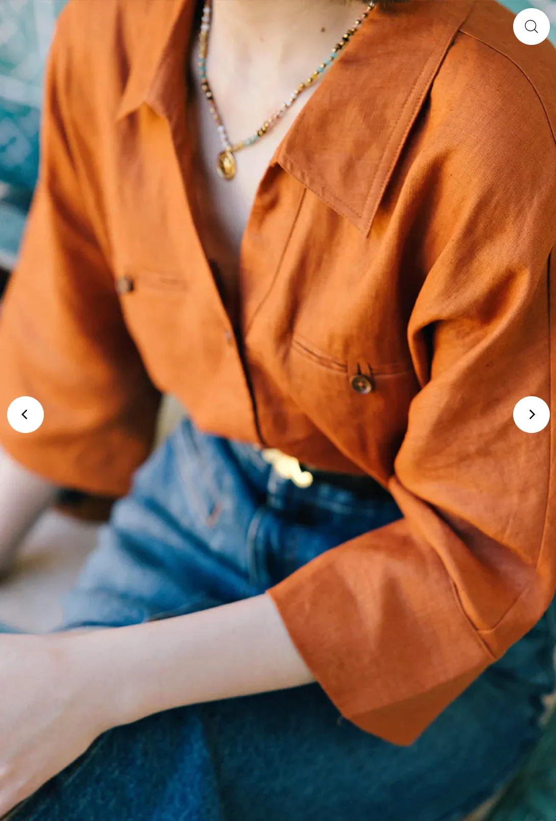 Antoine Linen Blouse