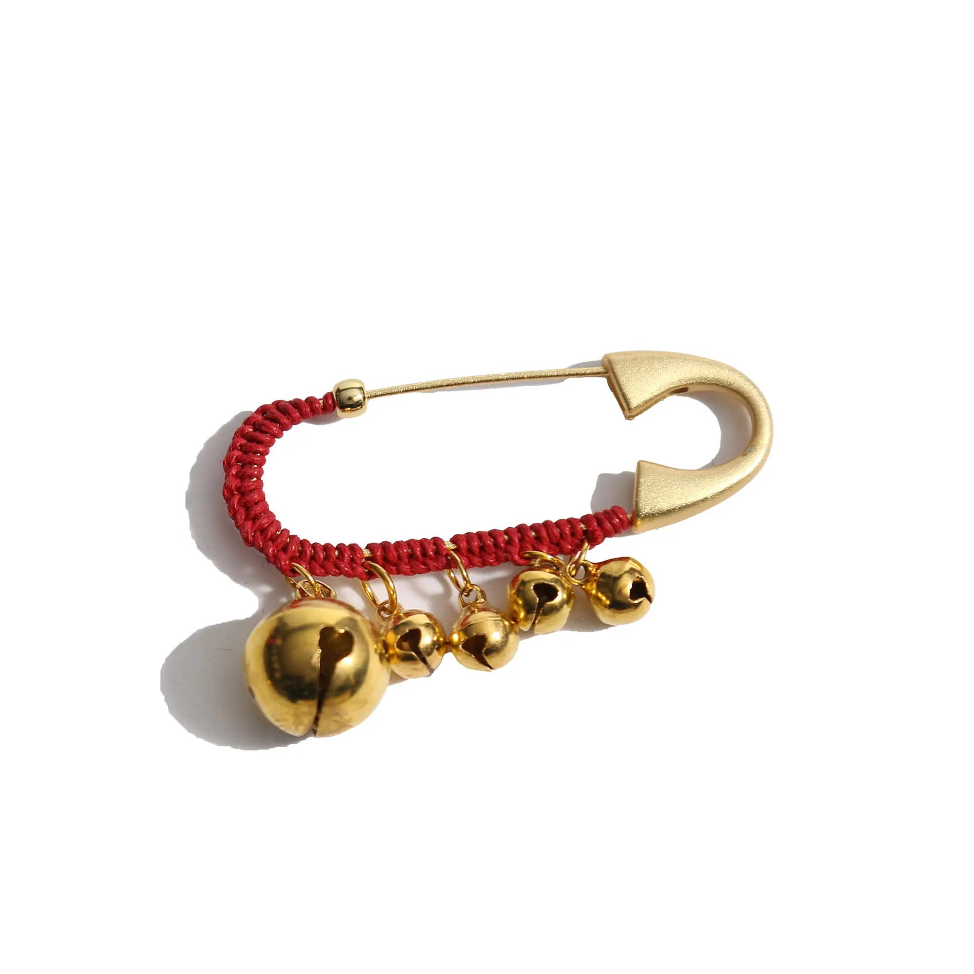 ATHENA BELL CHARM BROOCH