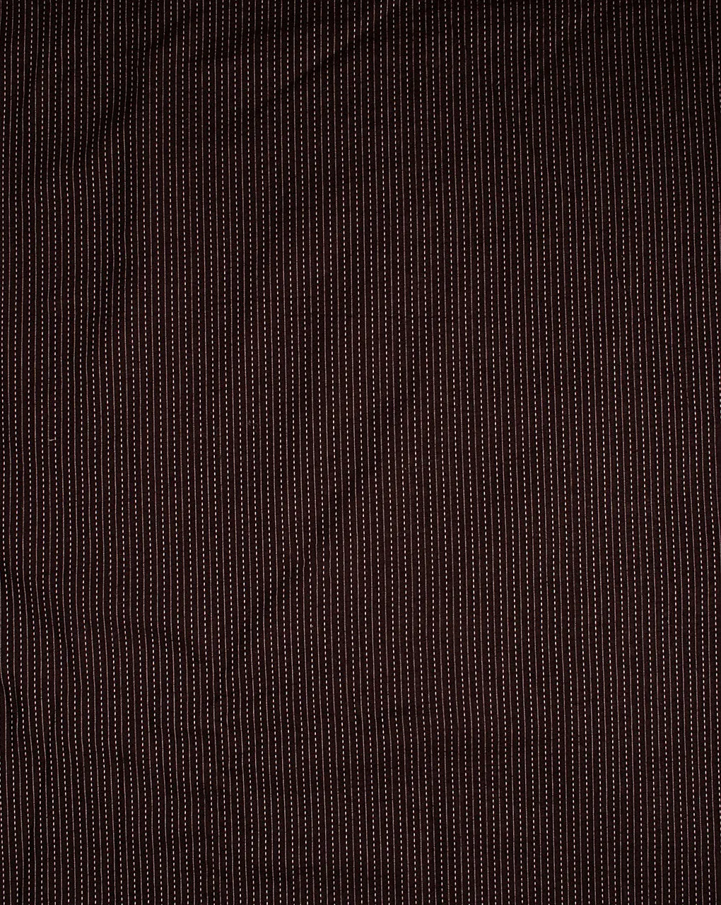 Brown Plain Kantha Cotton Fabric