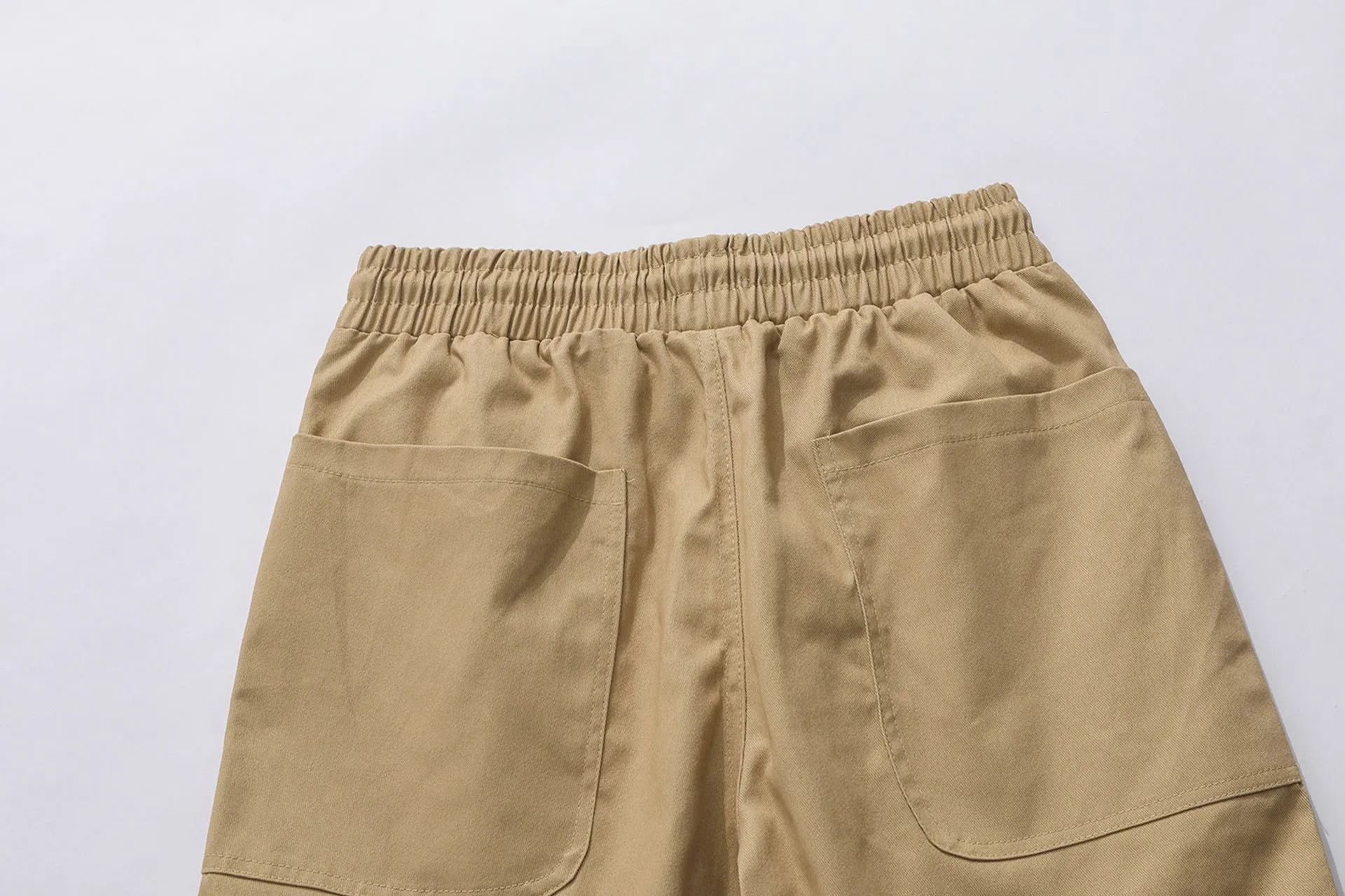 Cargo Shorts Men Summer Japanese Trendy Pocket Loose Casual Straight Pants knee length Shorts
