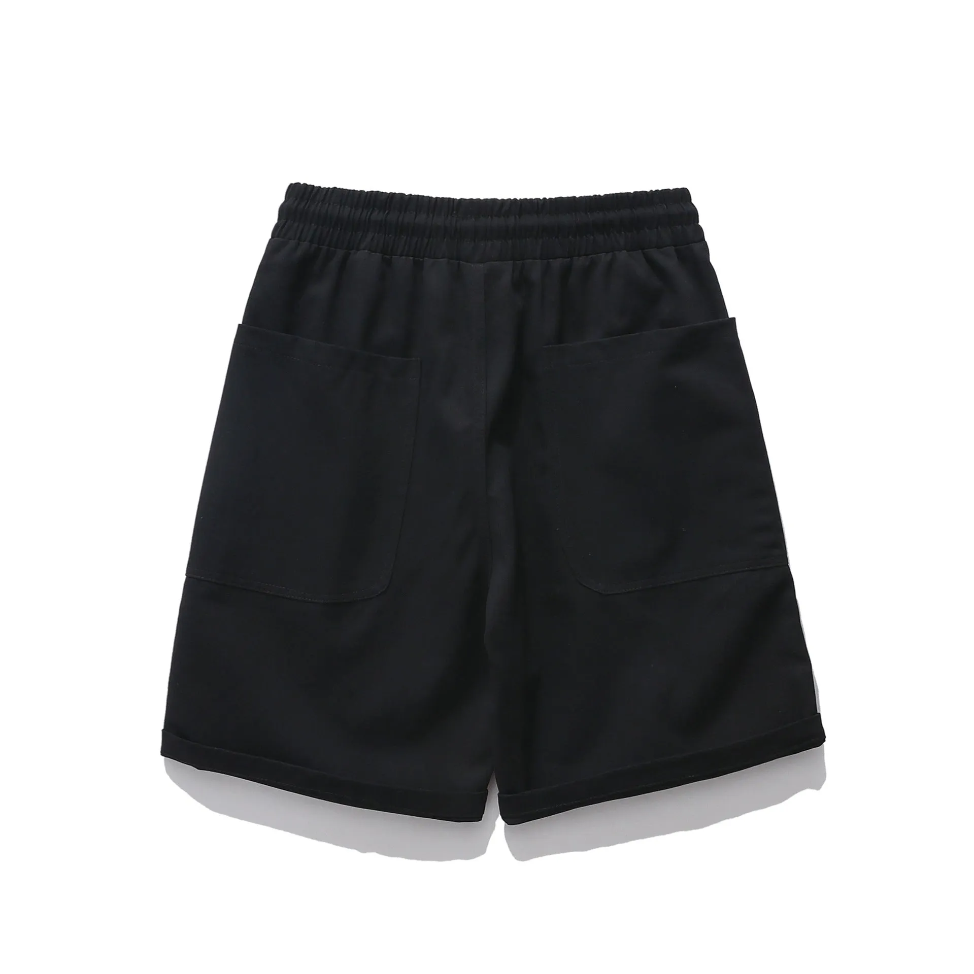 Cargo Shorts Men Summer Japanese Trendy Pocket Loose Casual Straight Pants knee length Shorts