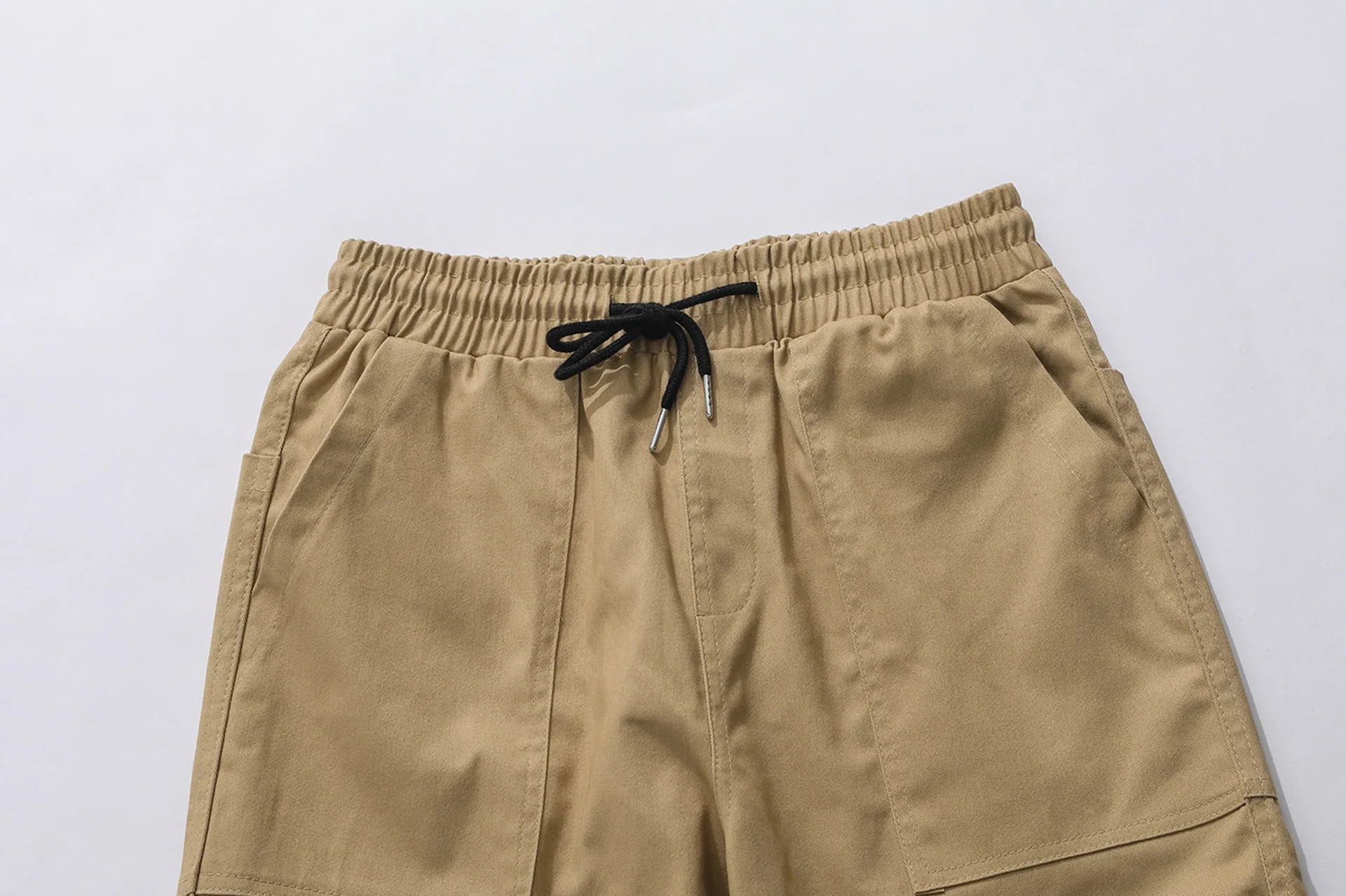 Cargo Shorts Men Summer Japanese Trendy Pocket Loose Casual Straight Pants knee length Shorts