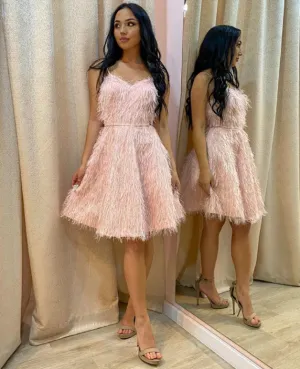 CHIC Homecoming Dresses Kali V NECK SHORT DRESS HH10887