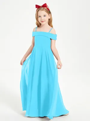 Chic Junior Bridesmaid Dresses Off the Shoulder Pool