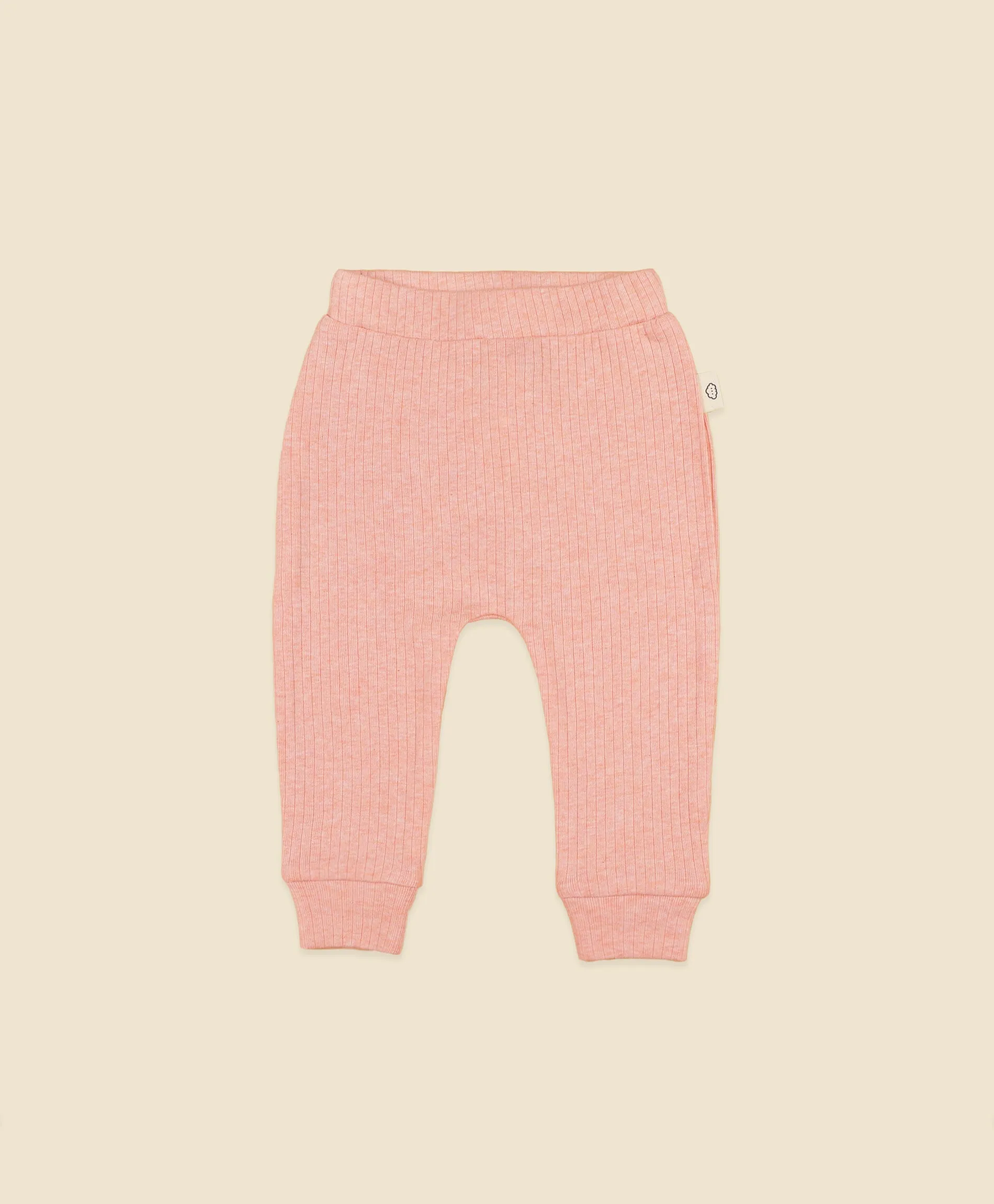 Comfy Baby Leggings - Heather Pink