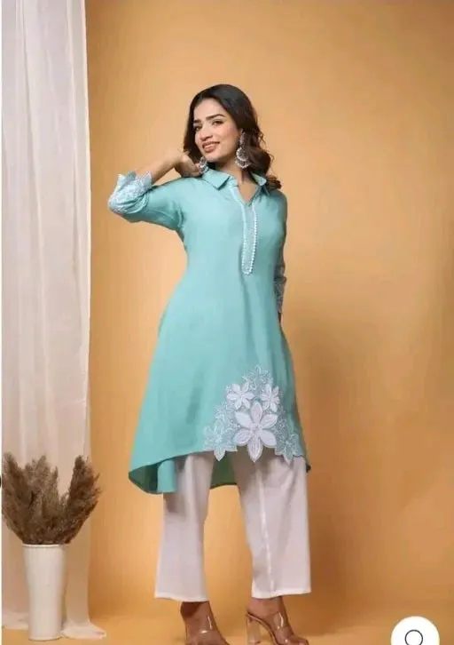 Cut Work Co Ord Set