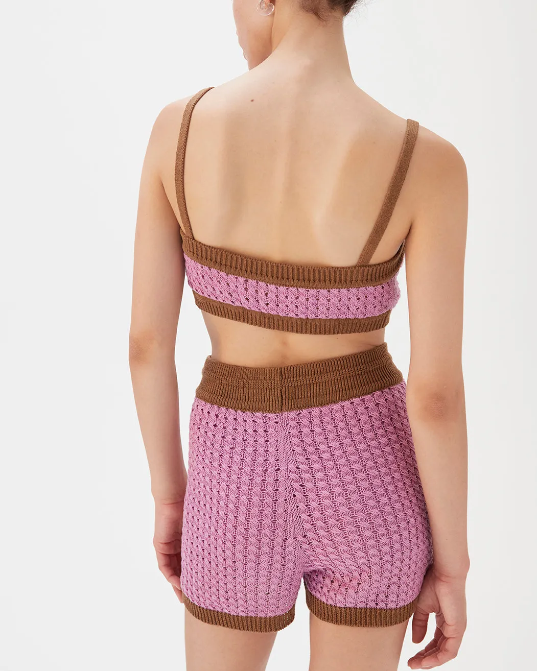 Dani Shorts Linen Blend Purple