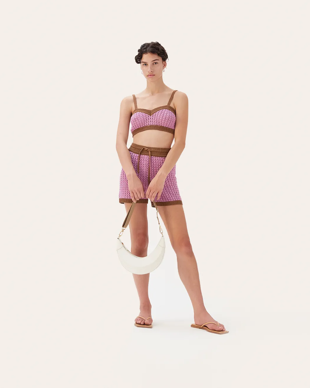 Dani Shorts Linen Blend Purple