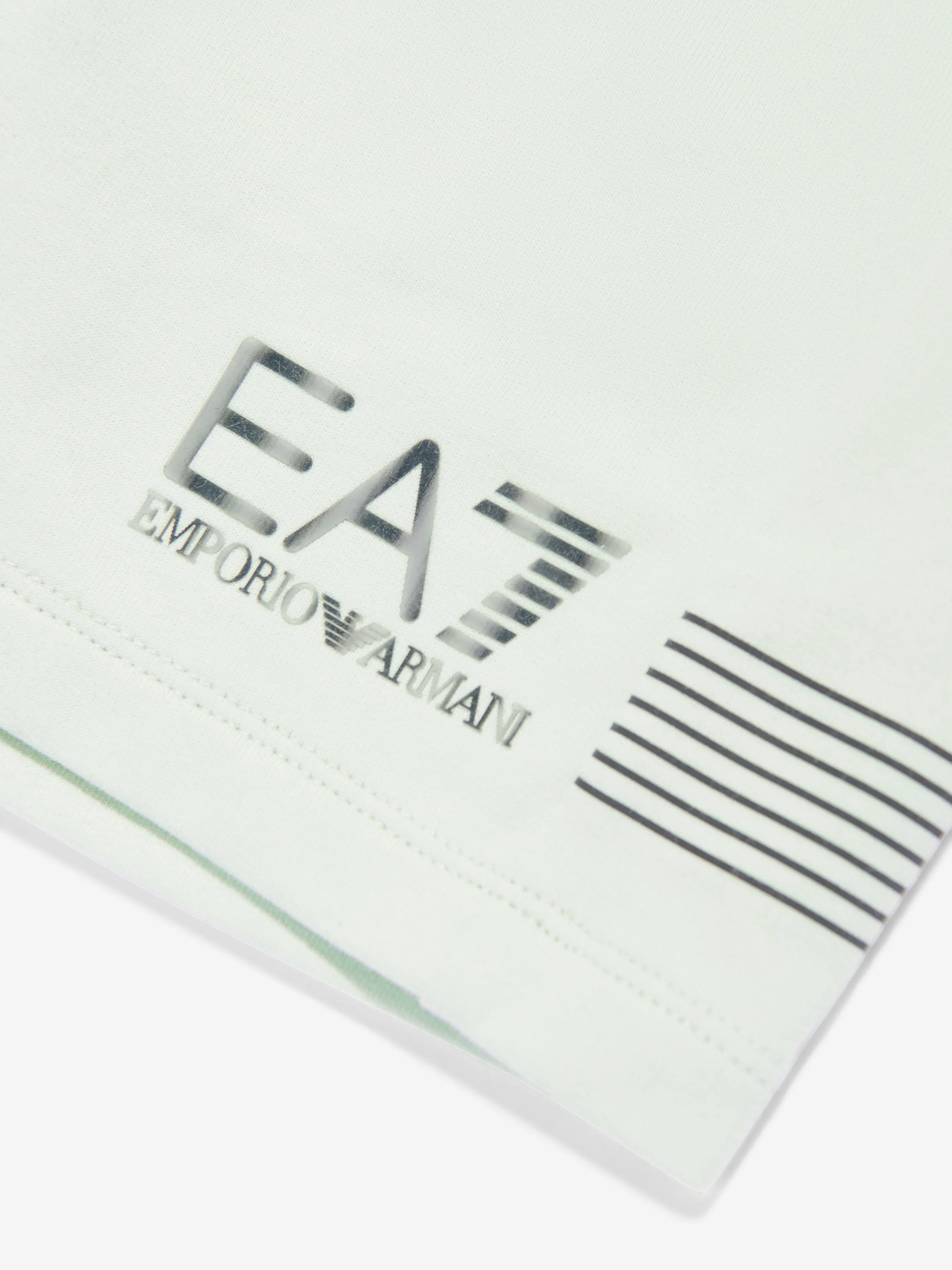 EA7 Emporio Armani Boys Logo Shorts in Blue