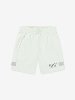 EA7 Emporio Armani Boys Logo Shorts in Blue