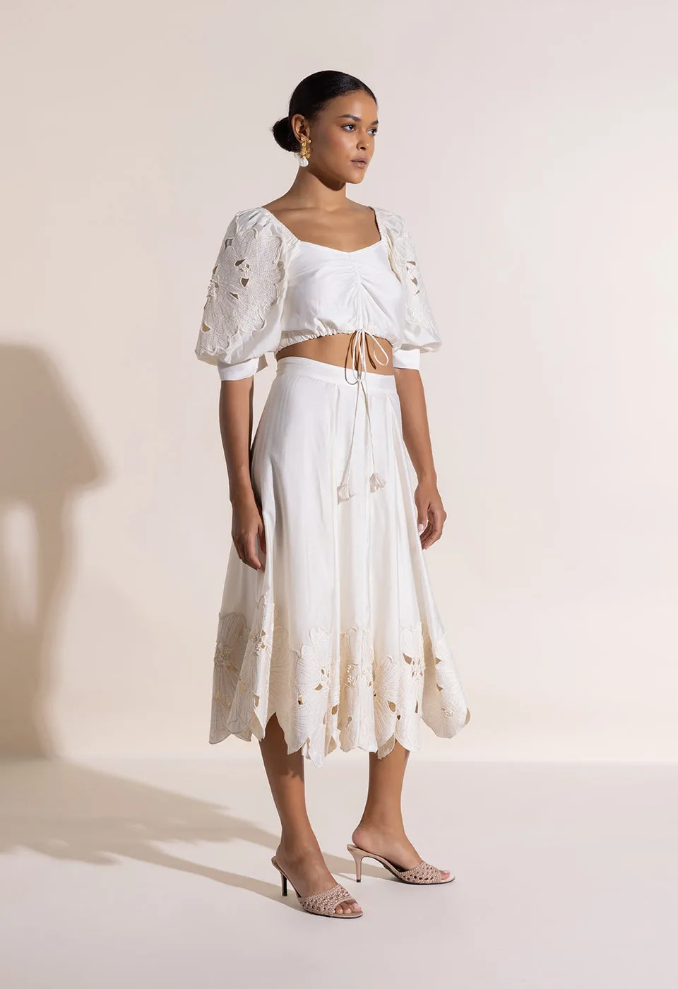 Emannus Top Vanilla White