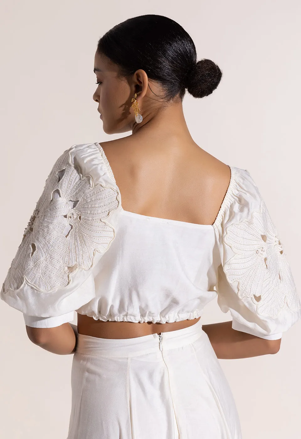 Emannus Top Vanilla White