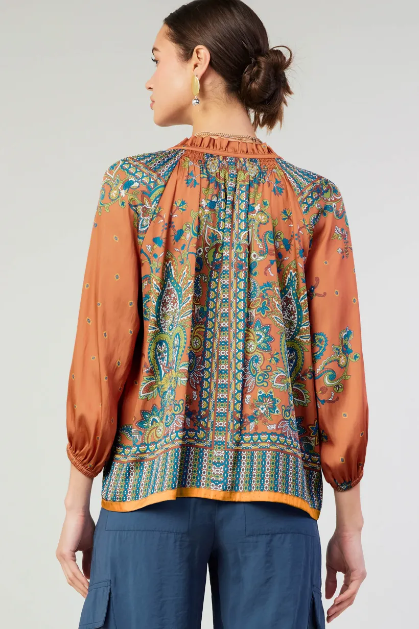 Felda Split Neck Top