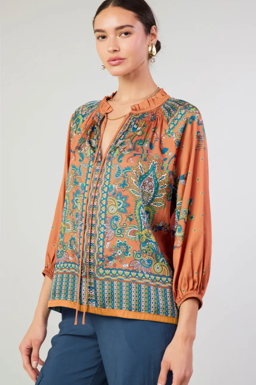 Felda Split Neck Top