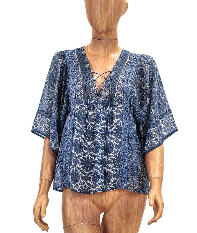 Floral Printed Flowy Blouse
