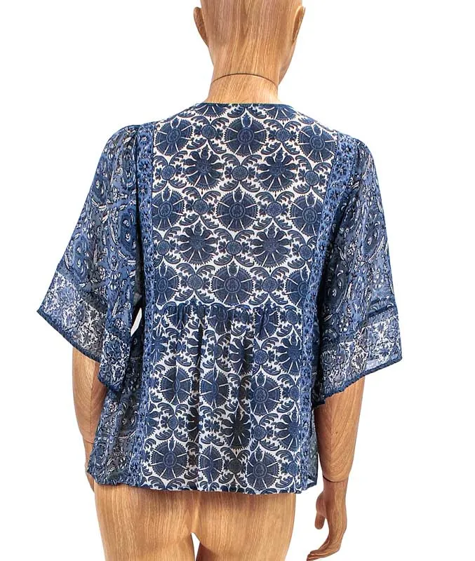 Floral Printed Flowy Blouse