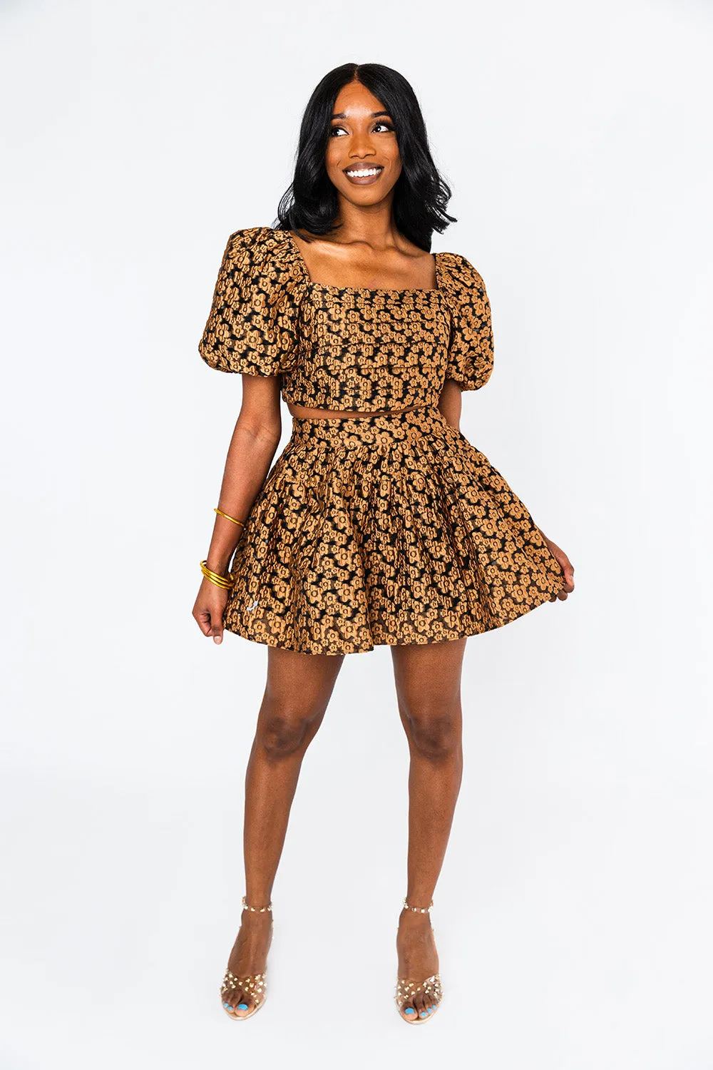 Fortune's Hand Skirt - Rum Raisin