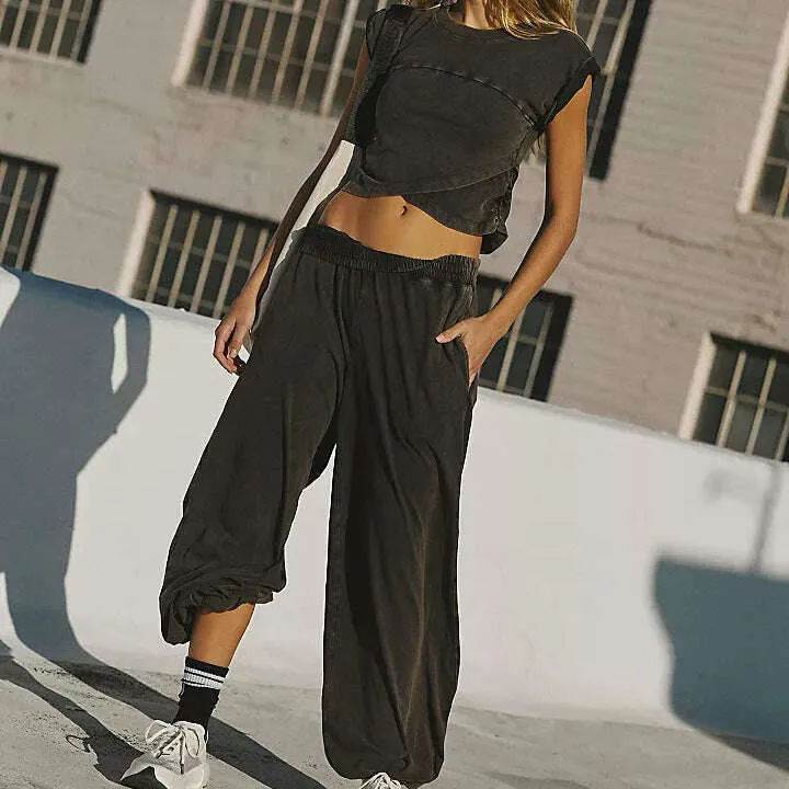 Free People - Hot Shot Crossover - Black
