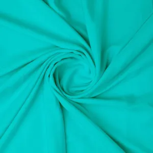 Green Plain American Crepe Solid Fabric