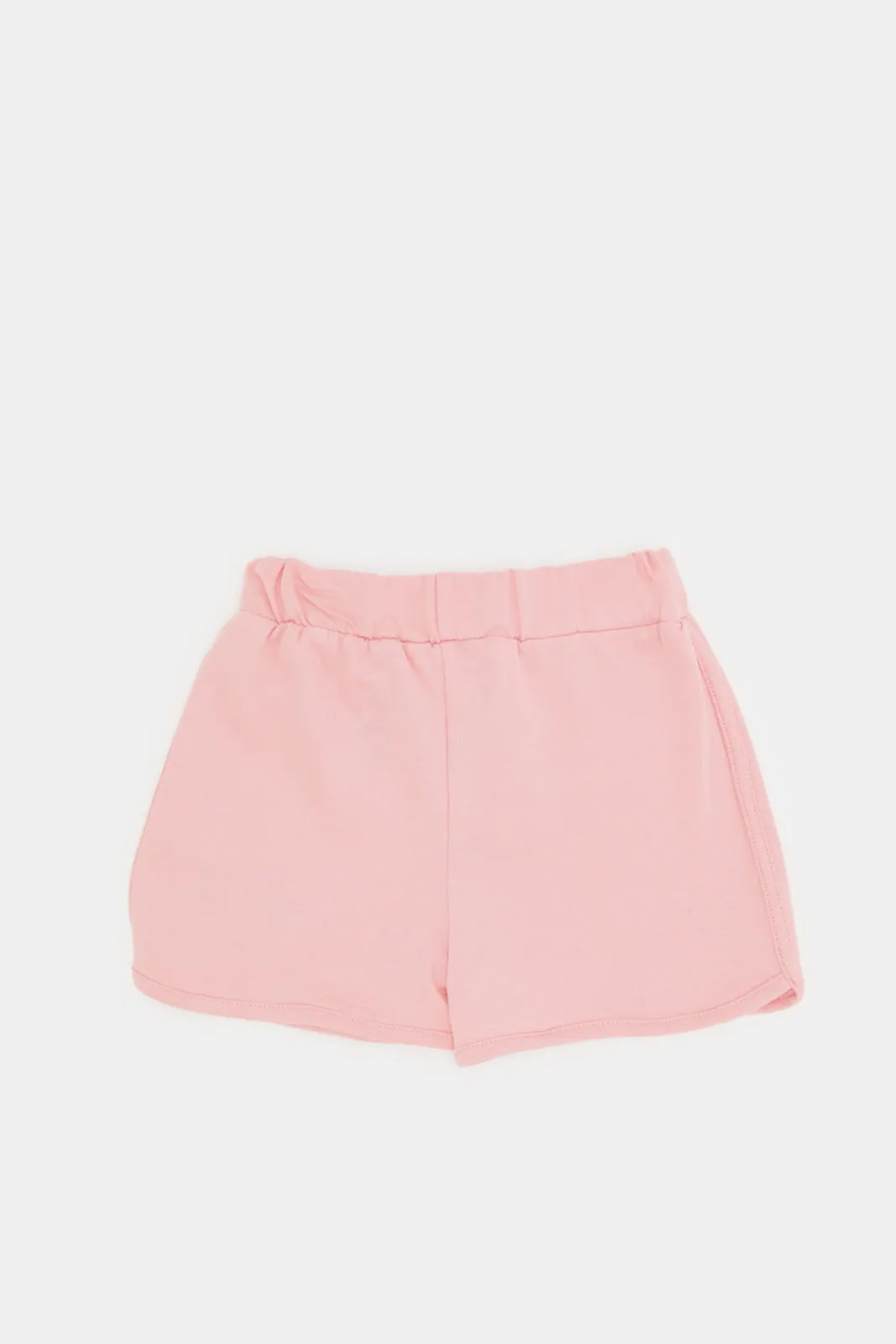 Infant Girls Pink Minnie Mouse Print Shorts