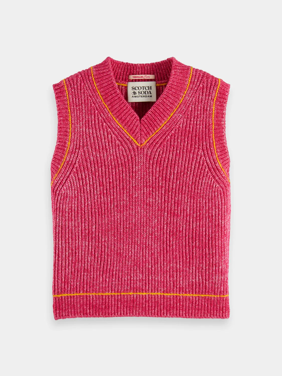 Kids - Yarn v-neck vest