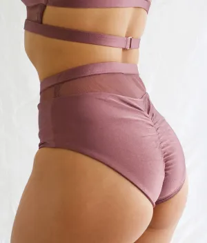 Lucia Shorts - Shiny Mauve