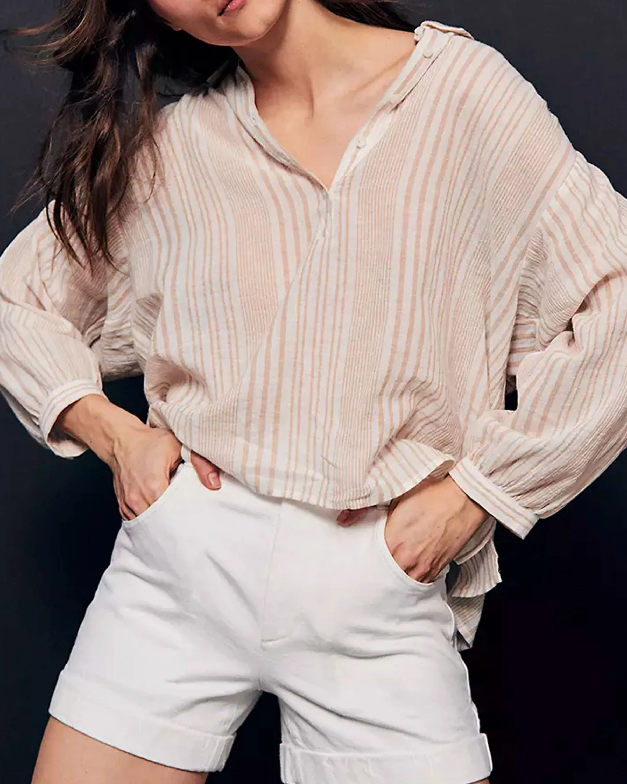 Madewell Airy Striped Top (XL)