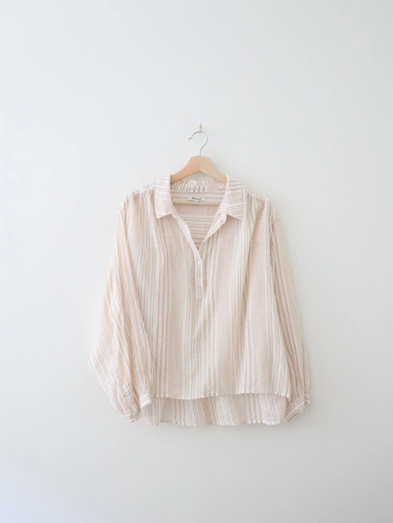 Madewell Airy Striped Top (XL)