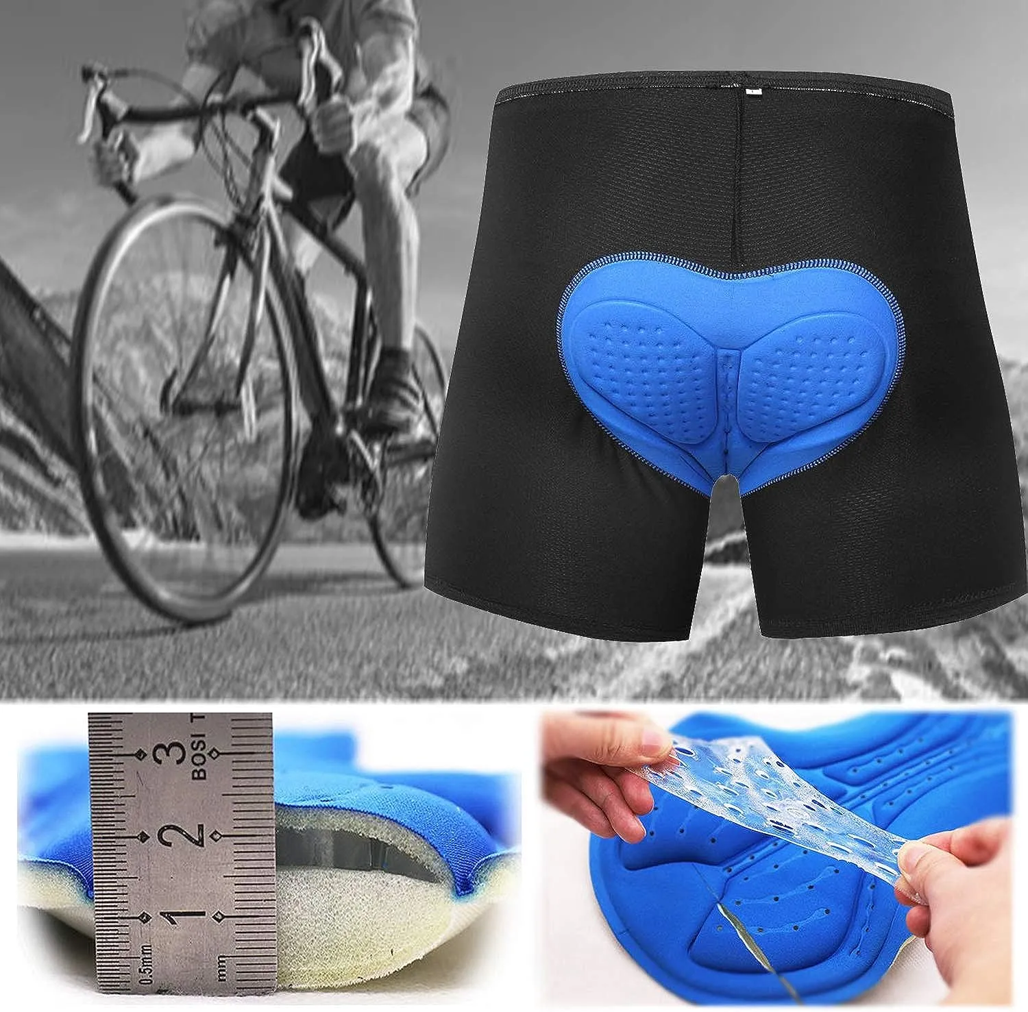 Men's Padded Mountain Bike Shorts 01