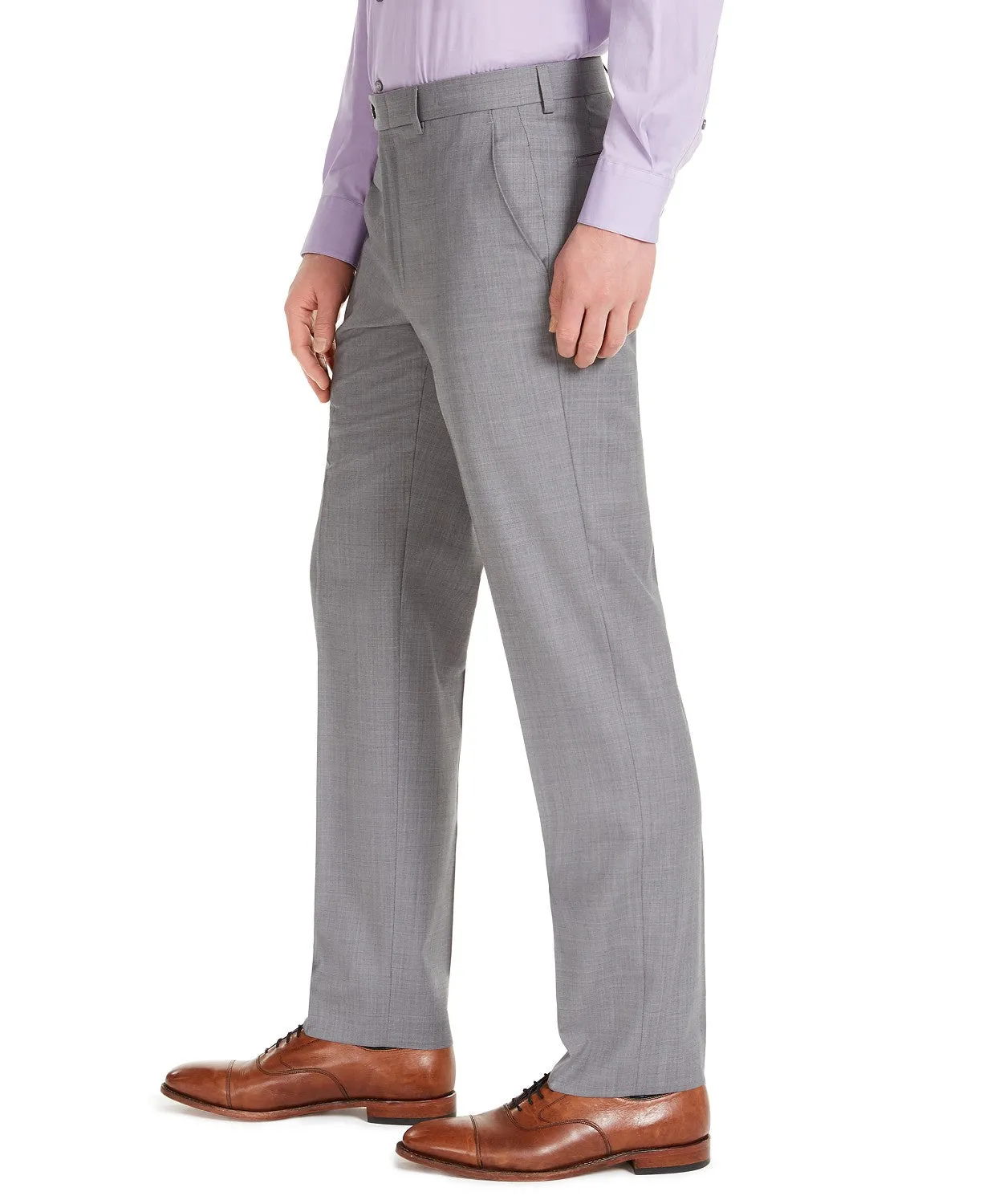 MIchael Kors Mens Classic Fit Airsoft Grey Dress Pants 38 x 30