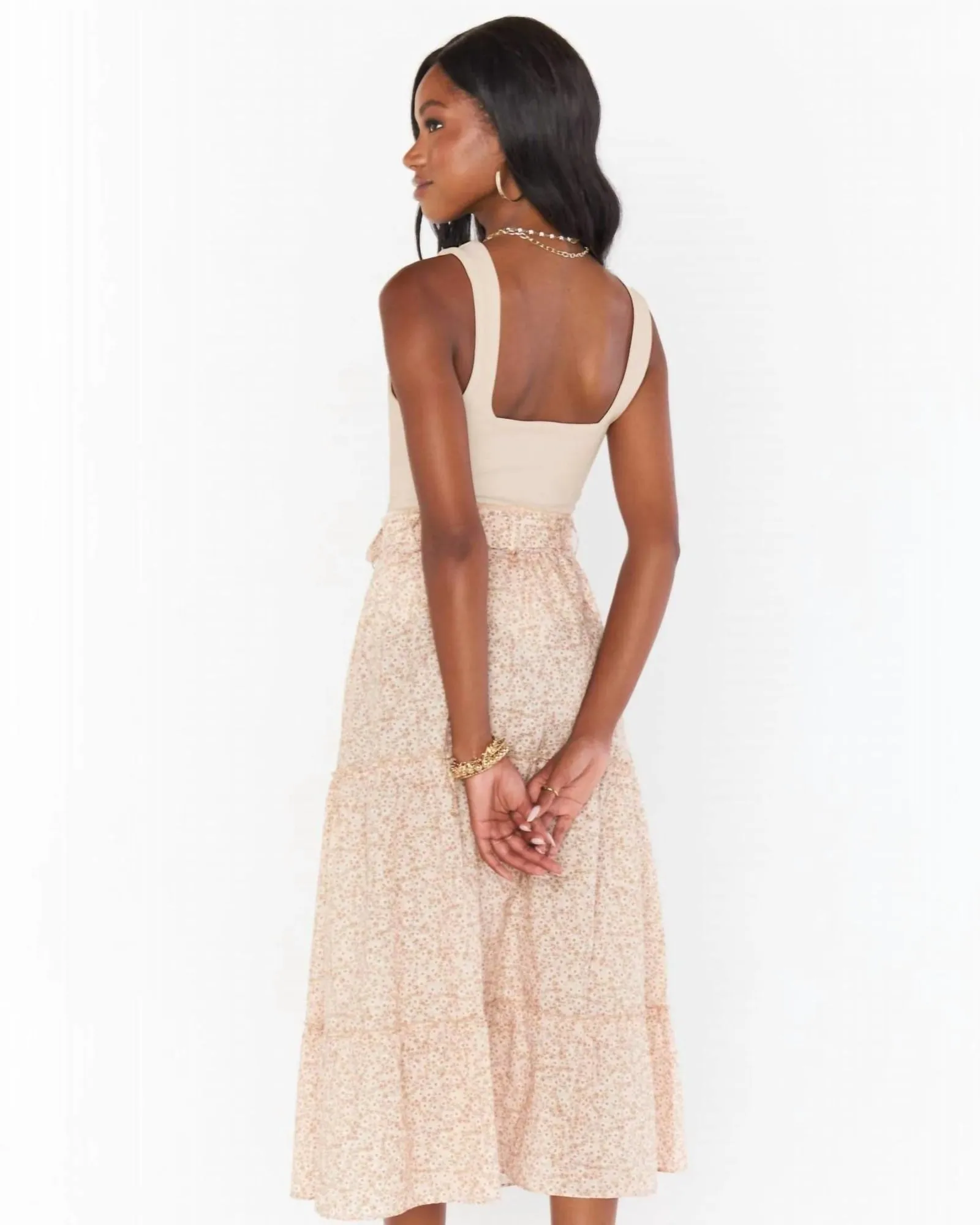 Miley Midi Skirt in Ditsy Daisy | Ditsy Daisy