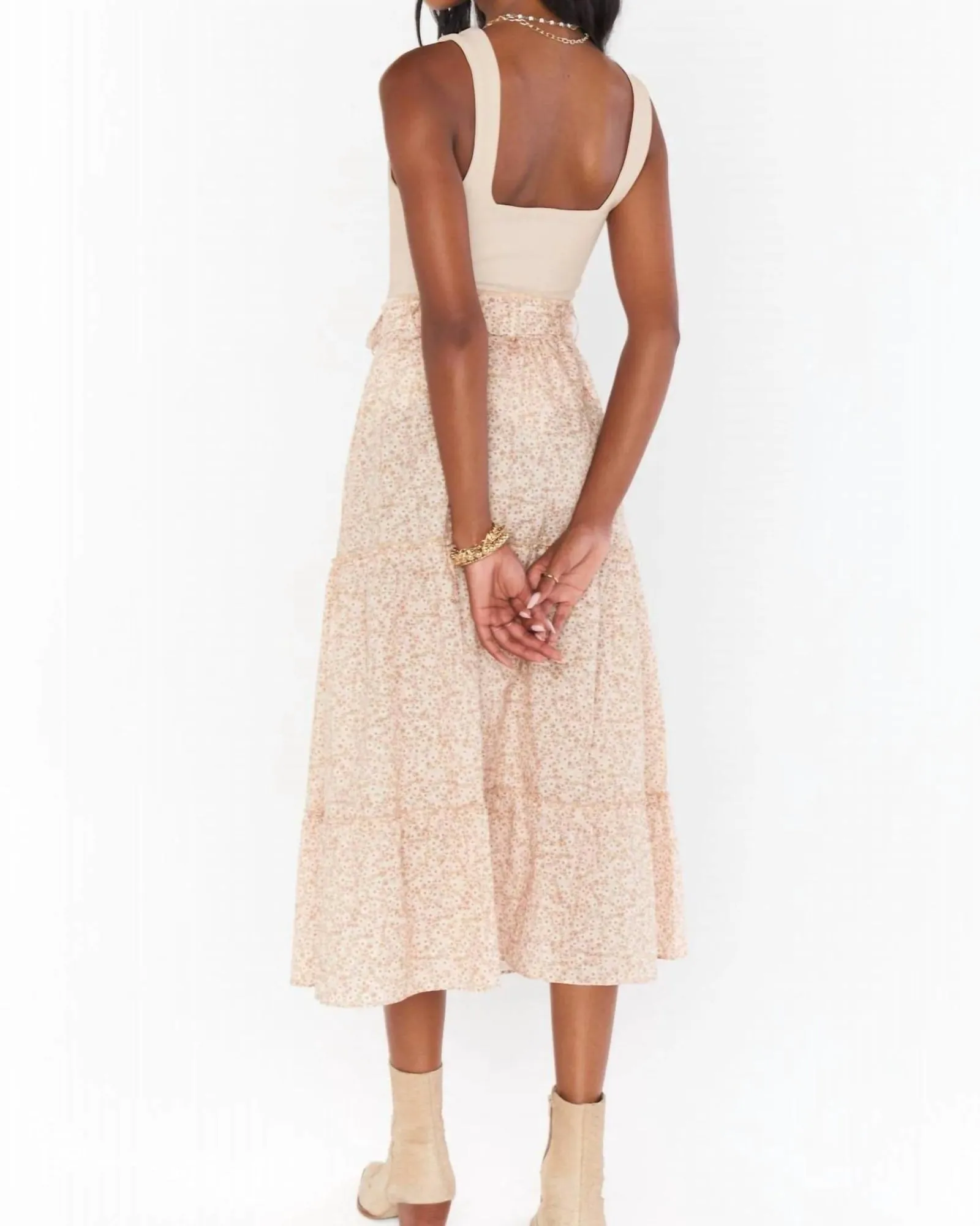 Miley Midi Skirt in Ditsy Daisy | Ditsy Daisy