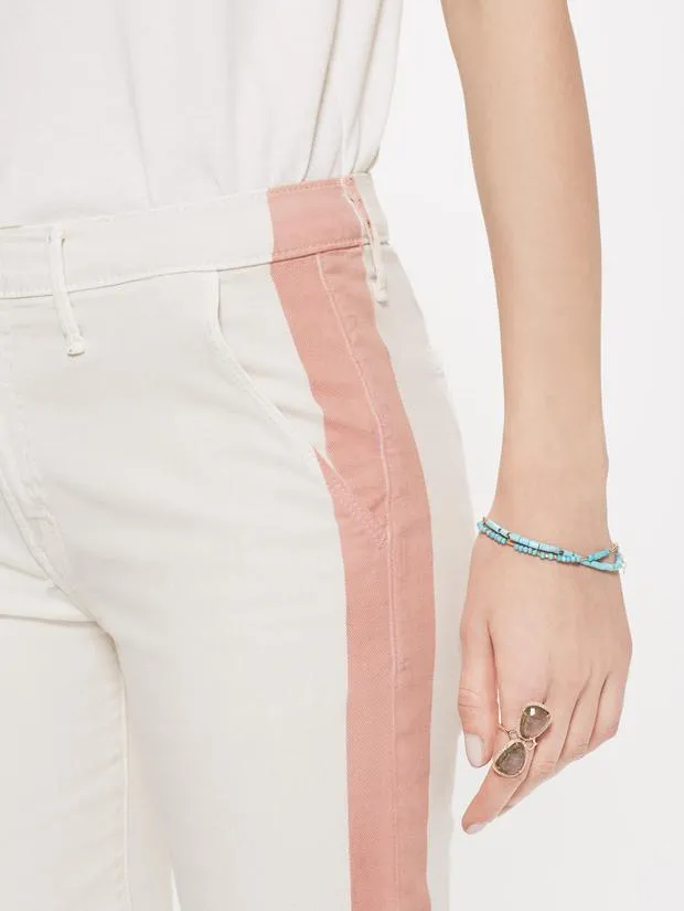 MOTHER - The Vagabond Prep Fray Short Ivory