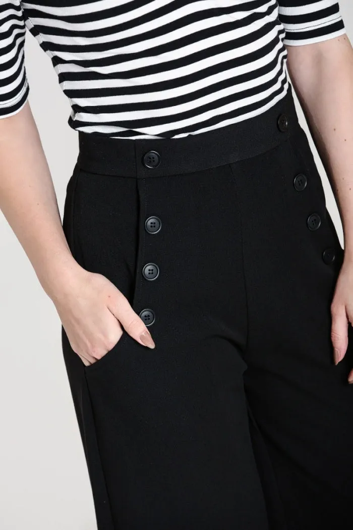 Navy Carlie Swing Trousers XS only
