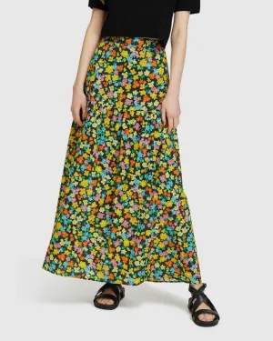 Olivia Ditzy Floral Mxi Skirt