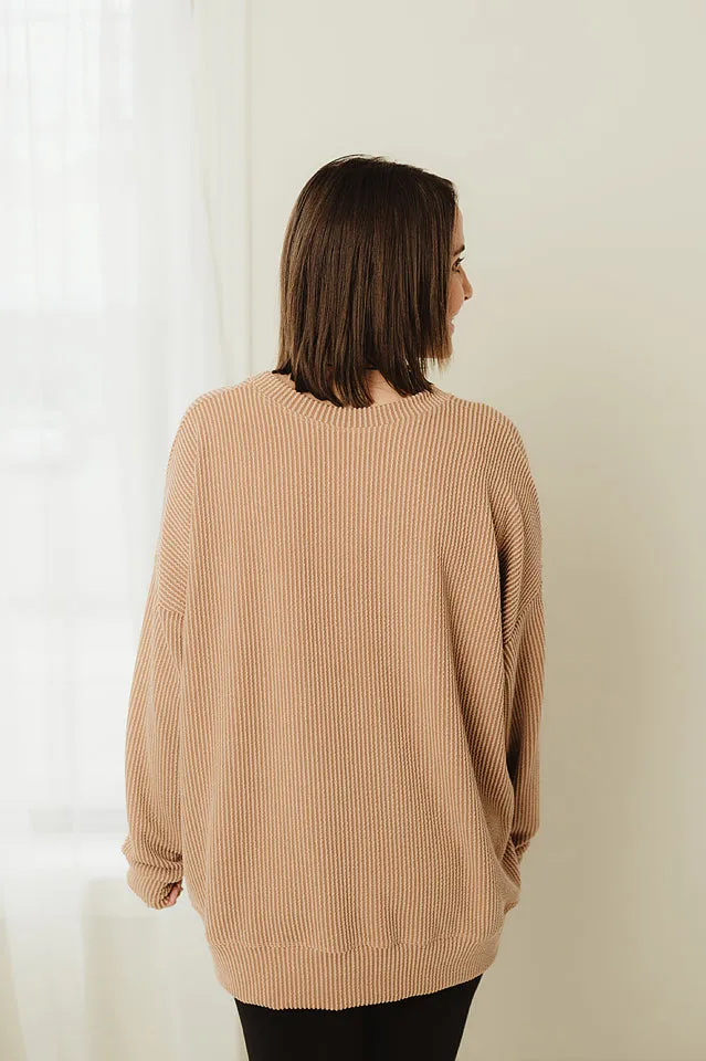 Oversized Two Tone Pullover