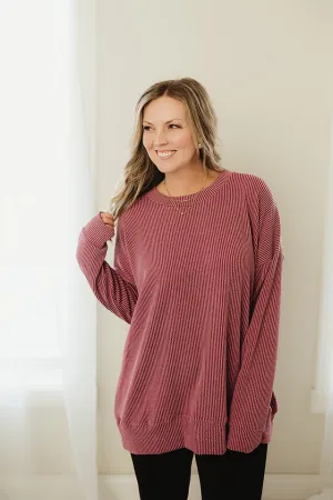 Oversized Two Tone Pullover