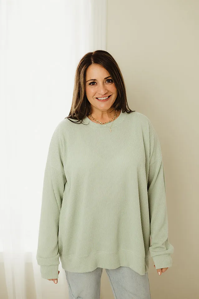 Oversized Two Tone Pullover