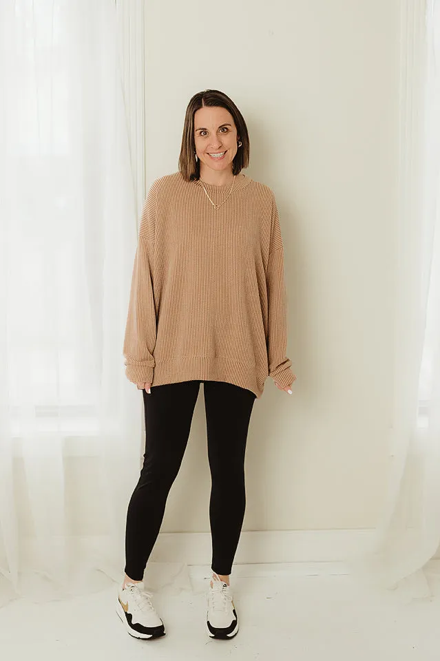 Oversized Two Tone Pullover