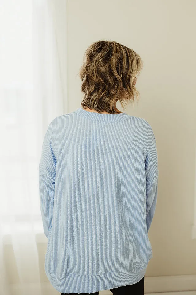 Oversized Two Tone Pullover