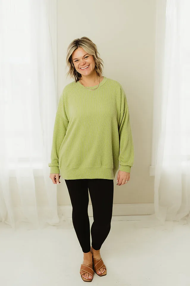 Oversized Two Tone Pullover