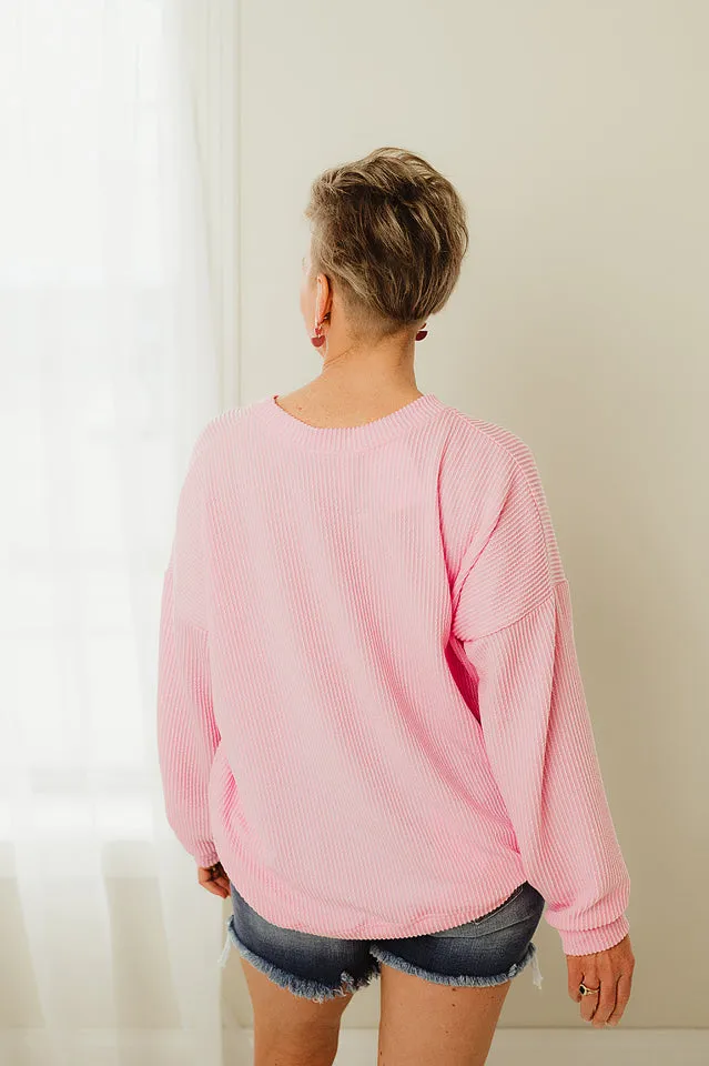 Oversized Two Tone Pullover