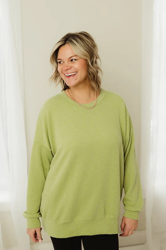 Oversized Two Tone Pullover