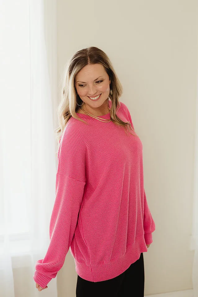 Oversized Two Tone Pullover