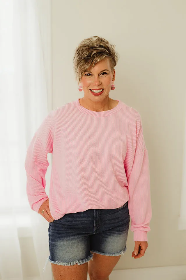 Oversized Two Tone Pullover