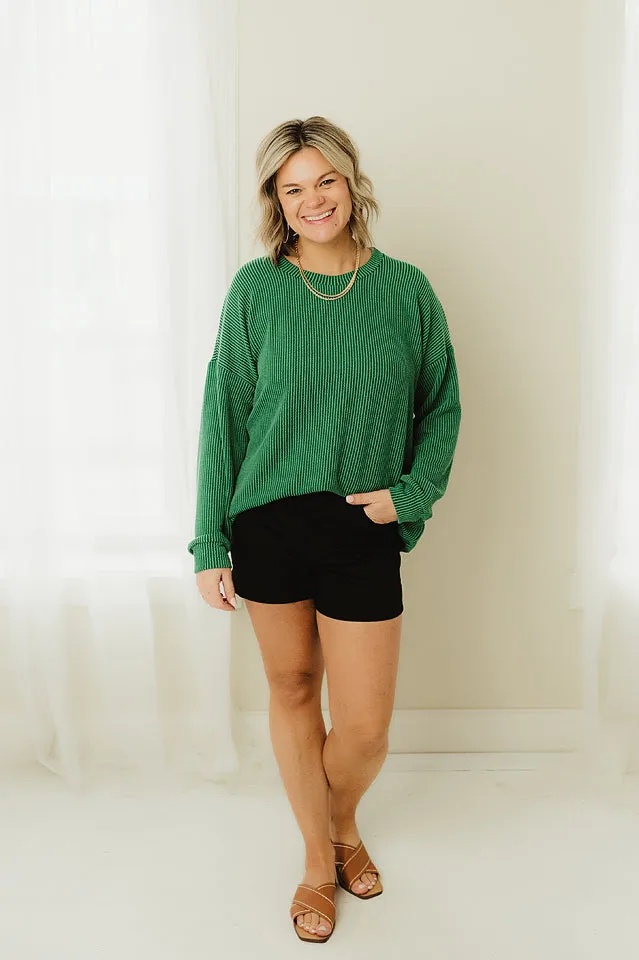 Oversized Two Tone Pullover